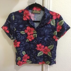 Two Palms Hawaiian Blouse